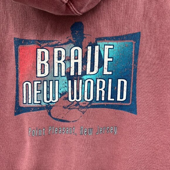 Braue New World Women's Pink Long Sleeve Hoodie Size Small - Picture 10 of 13